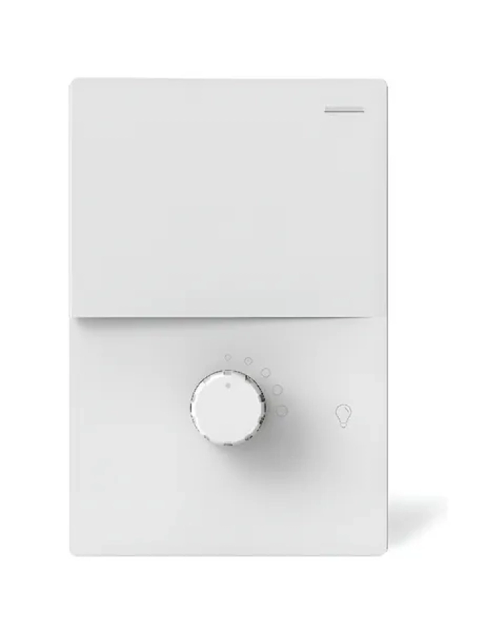 Módulo Llave combinación y dimmer LED Macroled Milan blanco